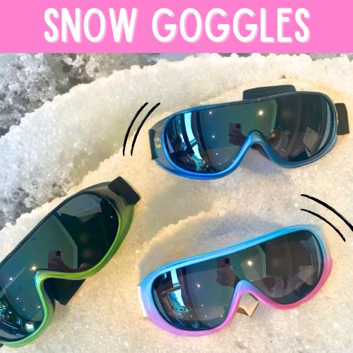 swim goggle graphic