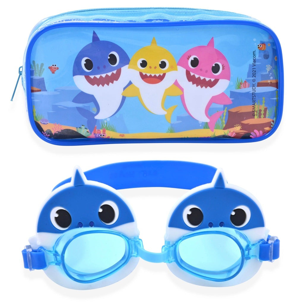 Kids Swim Goggles with pouch set
