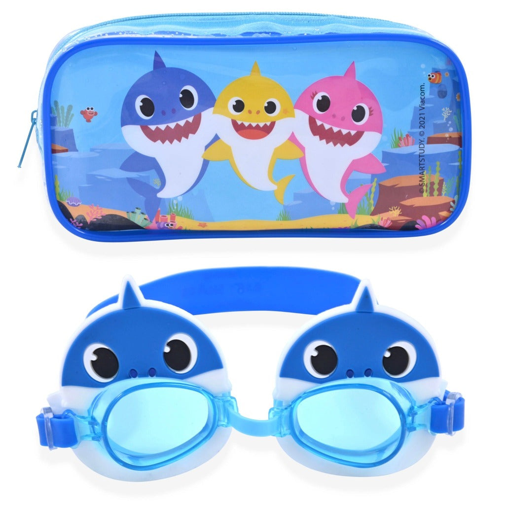 Kids Swim Goggles with pouch set