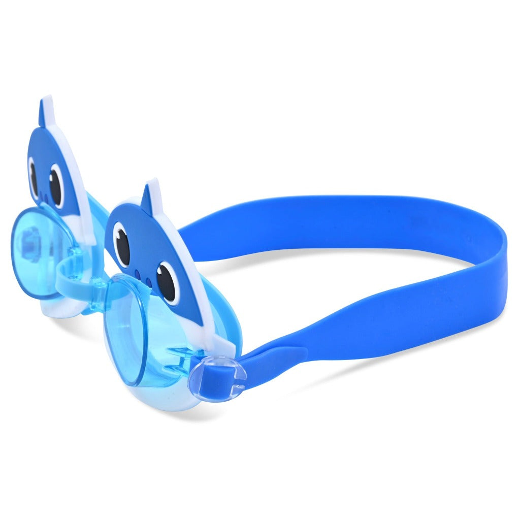 Baby shark swim goggles blue