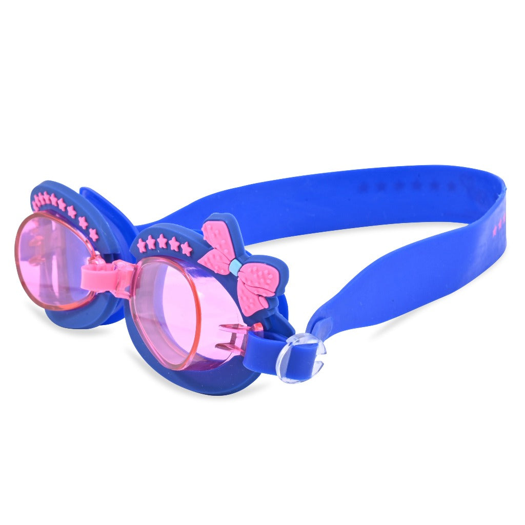 Pink swim goggles