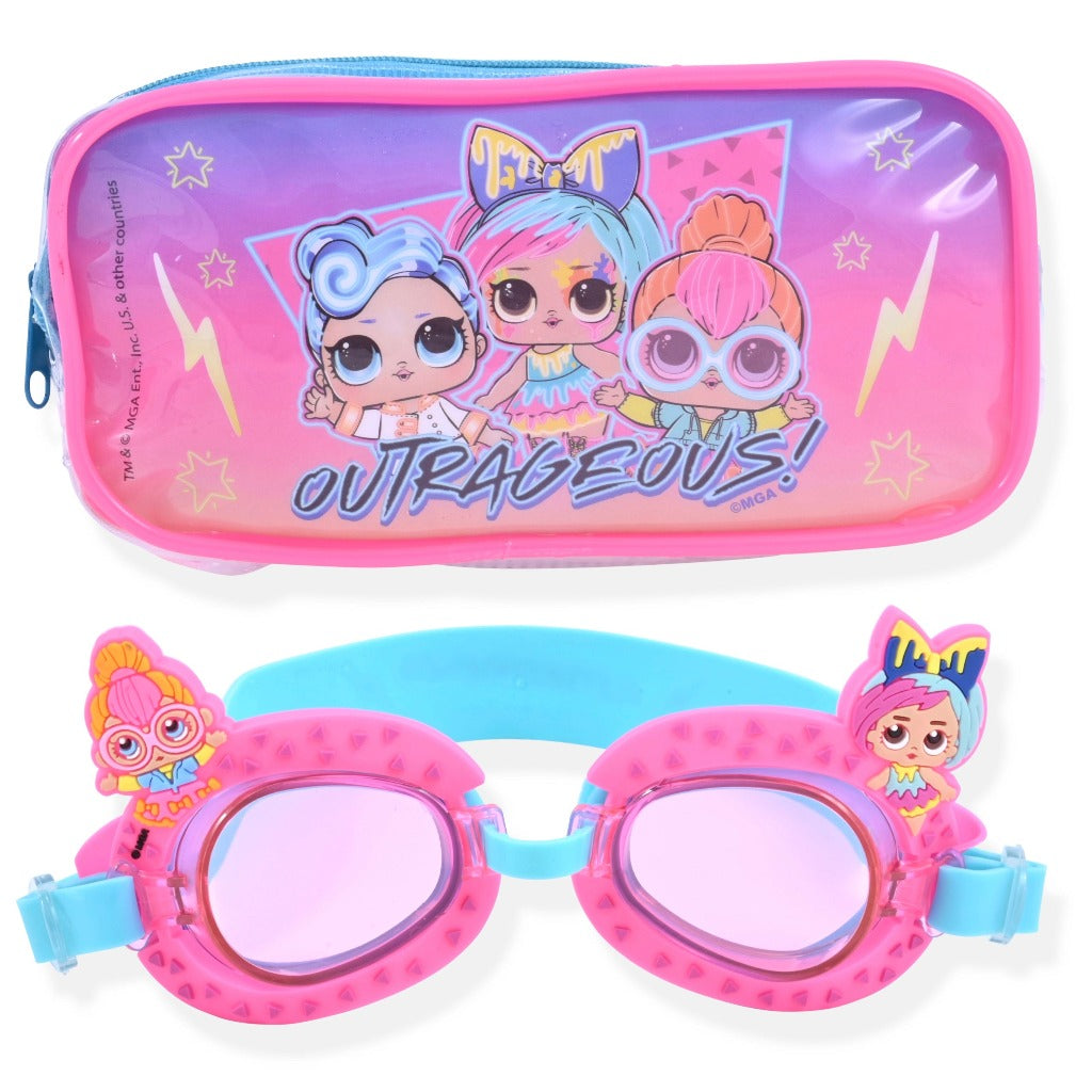 Girls swim goggles