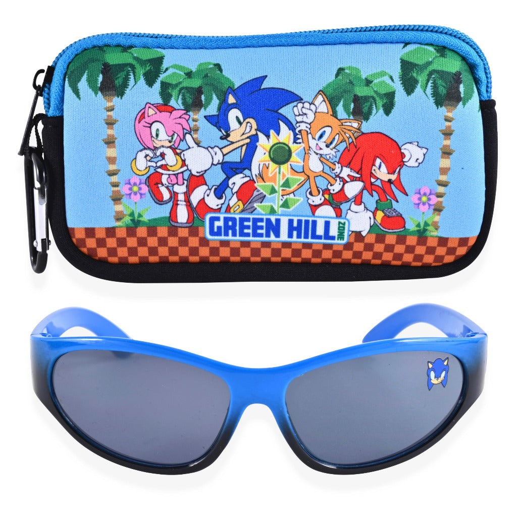 Sonic sunglasses and case set