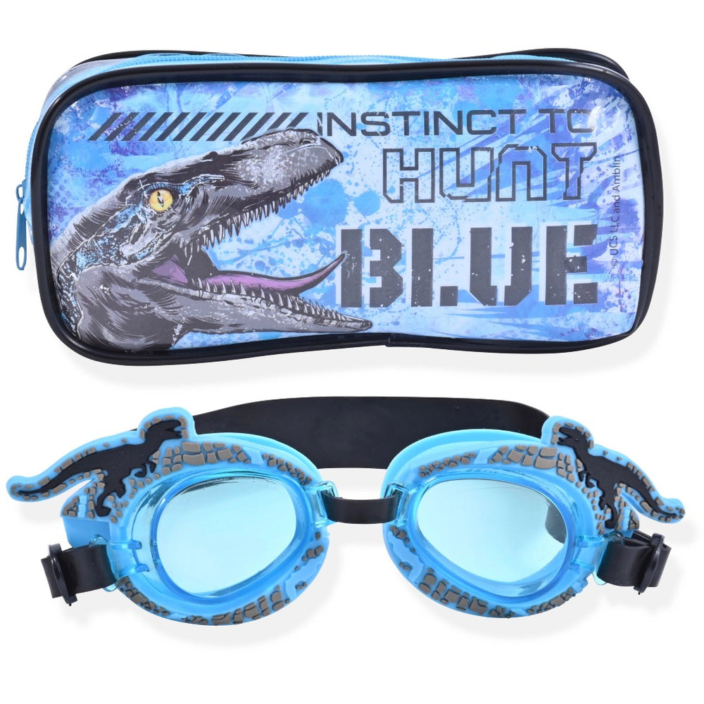 Jurassic World swim goggle set for kids